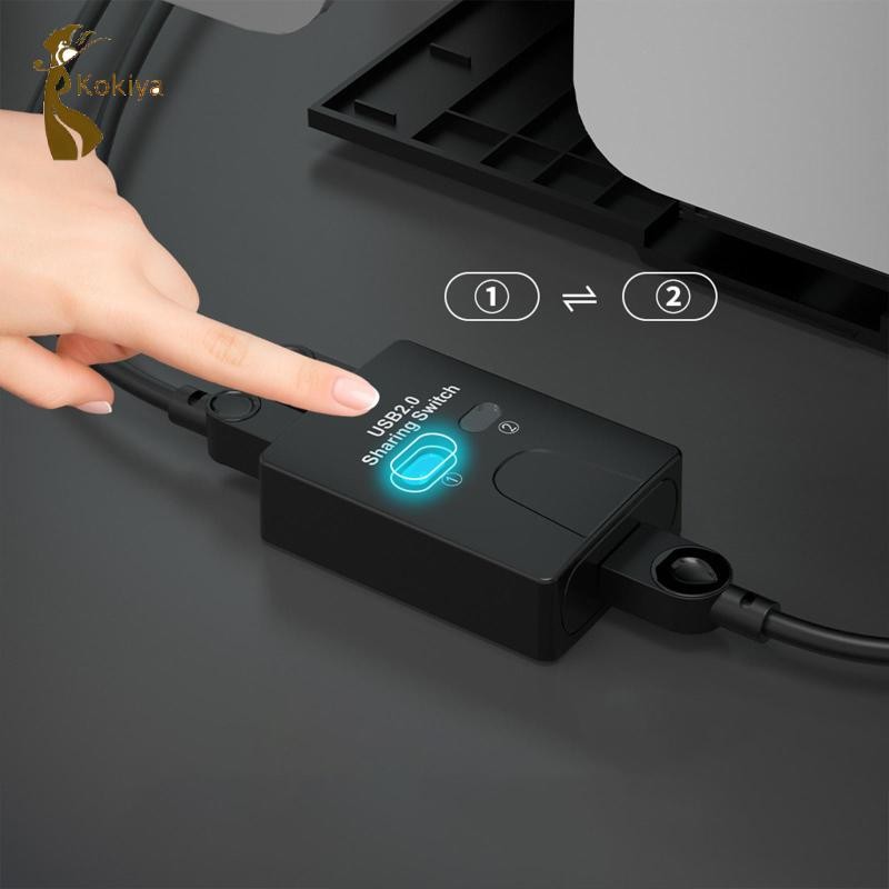 Kokiya Máy in Chia Sẻ Công Tắc 2 Trong 1 Tăng Công Suất Cắm Và Chạy Cho Chuột Bàn Phím Máy Tính