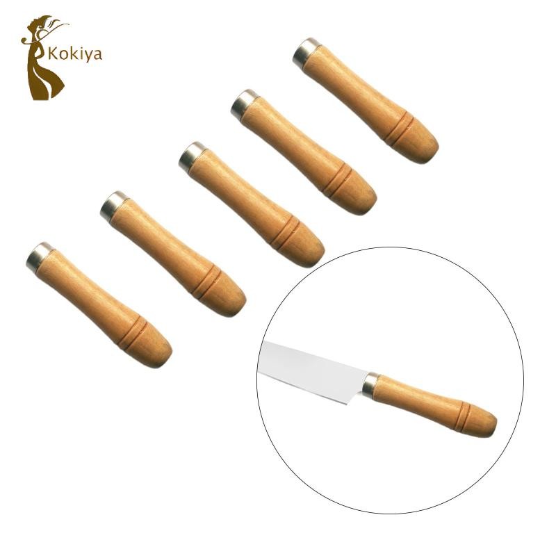 5 Chiếc Gỗ Tay Cầm Tập Tin Phụ Kiện Tua Vít Tay Cầm Mộc