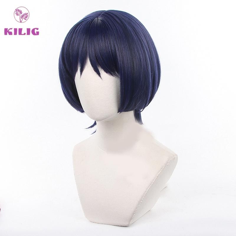 Tóc Giả Chịu Nhiệt Hóa Trang Nhân Vật Anime Genshin Va Chạm Scaramouche
