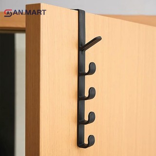 Bigdealssuper 1 Chiếc Móc Cửa Sau Phòng Móc Treo Cửa Quần Áo Giá Trên Cửa Nhựa Nhà Tổ Chức Bảo Quản Móc Túi Giá Siêu