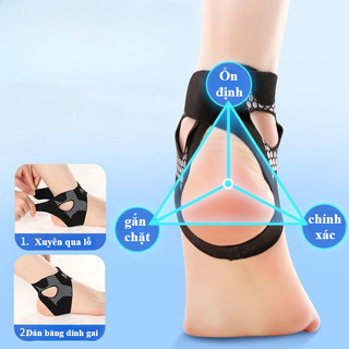 Bộ Đôi Băng Quấn Cổ Chân Cao Cấp - Co Giãn 4 Chiều, Hỗ Trợ Giảm Đau & Phục Hồi, Cho Thể Thao