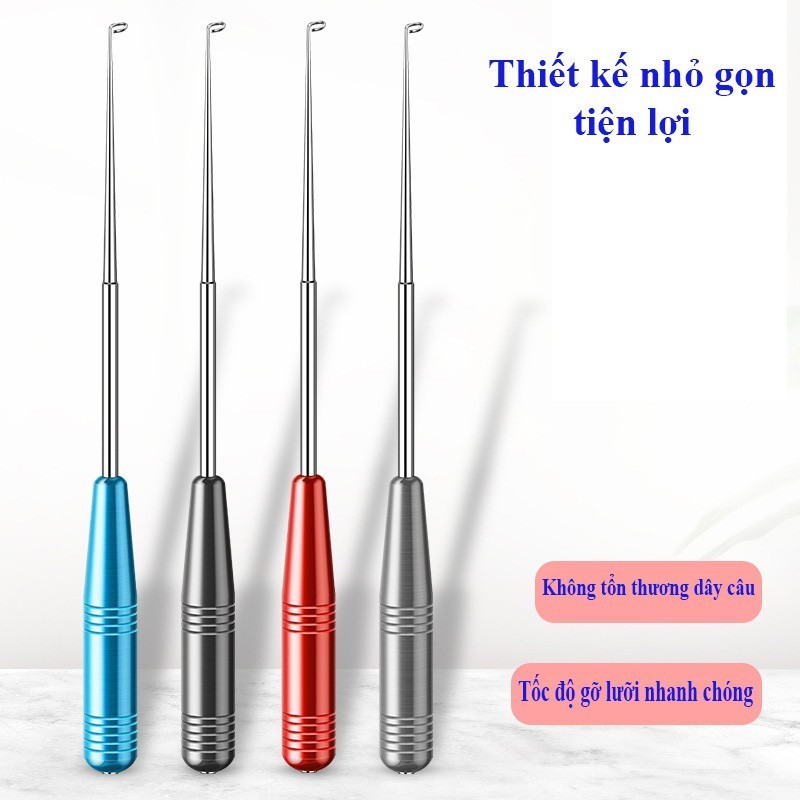 【COD】Bộ dụng cụ gỡ lưỡi câu chuyên nghiệp cho ngư dân, chất liệu inox bền bỉ, dễ dàng mang theo khi đi câu cá
