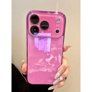 Ốp Điện Thoại Kính Mạ Điện Màu Xanh Bạc Hà Sang Trọng Cho iPhone17 16 15 14 13 12 11 Pro Max Bảo Vệ Camera Chống Sốc Ốp Lưng Cứng Chống Rơi