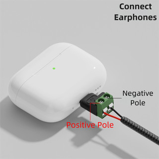 Bộ chuyển đổi đầu cuối LAKAMMY USB C sang 2Pin, Khối đầu cuối uốn vít Type-C sang 2 chân, phích cắm không hàn chuyên nghiệp không thể truyền dữ liệu Đầu nối sạc 5V để DIY hoặc sửa chữa