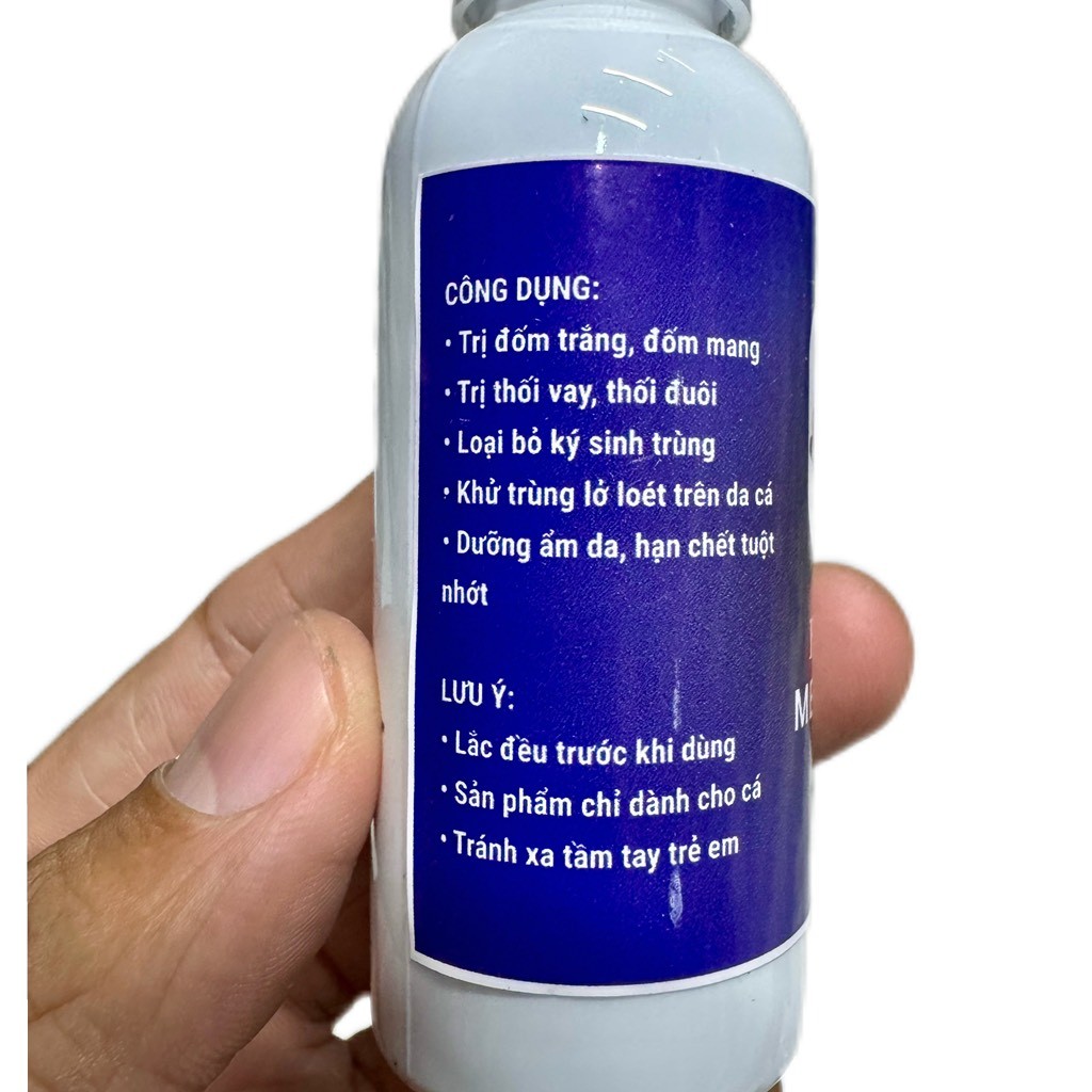 Xanh Methylene VH Chai 20ml, 50ml hỗ trợ các vấn đề ngoài da cho cá cảnh