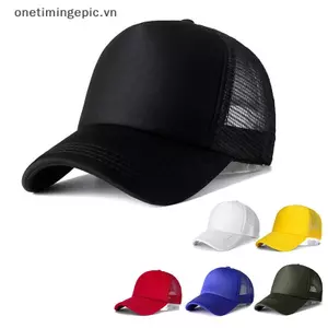 VFZ 1 Chiếc Unisex Mũ Thường Ngày Lưới Trơn Mũ Bóng Chày Có Thể Điều Chỉnh Mũ Snapba Dành Cho Nữ Hip Hop Truer Cap Dạo Phố Bố Nón OTE
