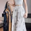 Quần crop nữ AWNGD, Quần ống rộng co giãn eo cao, Quần ống rộng phong cách thư giãn dài đến mắt cá chân kéo theo phong cách Quần rộng mùa hè mặc thường ngày