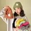 PNPIA- Mũ len mùa đông dành cho nữ Mũ dệt kim ấm áp Cặp đôi Mũ nữ ren dệt kim Beanie Chapeau Nữ Bonnet
