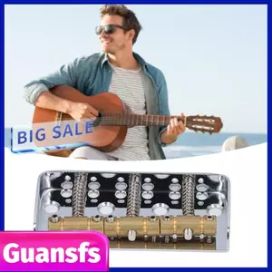 Guansfs Cầu đàn guitar điện ngắn chuyên nghiệp để thay thế (Bạc)