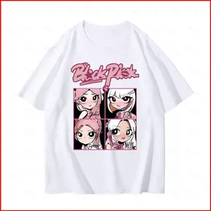 Blackpink BH2 BLACK PINK 2026 world tour người hâm mộ quà tặng Áo thun ngắn tay áo thun HB2