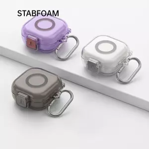 Vỏ tai nghe STABFOAM, Tai nghe nhét tai bảo hiểm toàn diện TPU, Nhìn sạch sẽ đầy màu sắc Dễ dàng cài đặt Tai nghe cắt chính xác Bảo vệ cho LinkBuds Clip WF-LC900 Du lịch ngoài trời