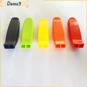 Còi ngoài trời, Âm thanh cá heo 5 màu Còi đi bộ đường dài cắm trại, Công cụ ngoài trời phù hợp với bóng rổ
