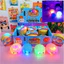 Đèn LED TPR không độc hại Long lanh Bao Squishy có chân đế hấp Kéo giãn chậm Fidget An toàn cho trẻ em từ 3 tuổi trở lên