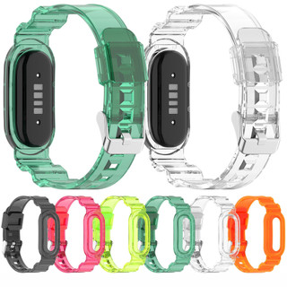 Glacier Clear Tích hợp dây đeo TPU Fit Google Fitbit Air Transparent Thay thế dây đeo cổ tay có sẵn