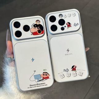 Ốp Sạc Shin-chan Cho OPPO Reno 16 Pro 15C 15F 15 Pro Max Mini 14F 14 13F 13 12F 12 FS 11F 11 10 9 Pro Plus 5G 4G Vỏ Da Dễ Thương Thanh Lịch Ins Phong Cách Mềm