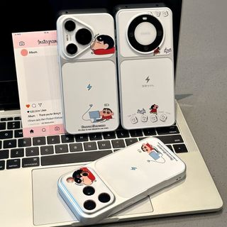 Ốp Sạc Shin-chan Cho OPPO Reno 16 Pro 15C 15F 15 Pro Max Mini 14F 14 13F 13 12F 12 FS 11F 11 10 9 Pro Plus 5G 4G Vỏ Da Dễ Thương Thanh Lịch Ins Phong Cách Mềm