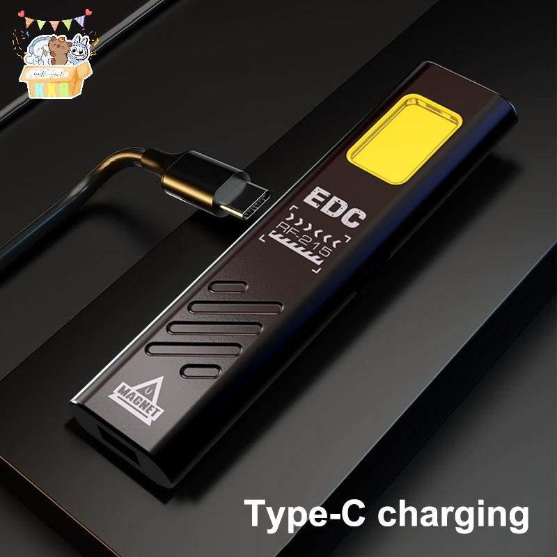 [KXH] Đèn pin móc khóa LED 550LM mini cầm tay, sạc lại, có nam châm, dùng khẩn cấp, đèn lồng lũ lụt, đèn làm việc