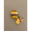 Hộp đựng tai nghe Burger Miffy Rabbit có sẵn Thích hợp cho Vỏ bảo vệ Airpodspro3 Phong cách mới Sáng tạo Thích hợp cho Vỏ tai nghe Airpods4 Vỏ mềm chống va chạm Vỏ mềm chống sốc