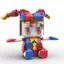 The Amazing Digital Circus Pomni Khối xây dựng Mô hình gạch hoạt hình Đồ chơi xếp hình giáo dục