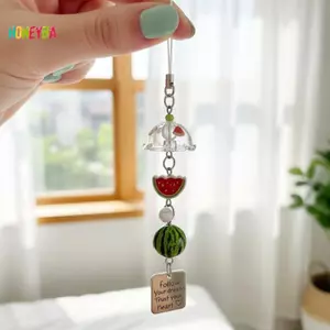< Honeyba > Móc khóa mặt dây chuyền chuông gió Phụ kiện túi dễ thương sáng tạo cho dây buộc điện thoại và đồ trang trí nhà cửa thanh lịch Quà tặng Đẹp