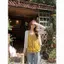 Bộ đồ thời trang Màu trơn Tính khí Áo len dài tay chống nắng Top Nữ Mùa hè Bên trong Chấm bi Bộ đồ hai mảnh