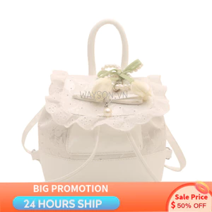 {SẴN SÀNG} Ba lô nữ ren Niche Sweet Girl 2026 Ba lô Túi đi học Mini