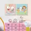 Ins Style Dễ Thương Bichon Frise Không Khung Vải Chống Thấm Nước Poster, Phim Hoạt Hình Cho Chó Nghệ Thuật Treo Tường Cho Phòng Ngủ Phòng Ăn Trang Trí Cửa Hàng Thú Cưng