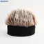 Bluelover Sáng Tạo Tóc Giả Nón Ngộ nghĩnh Mũ Tóc Ngắn Dành Cho Nữ Mới Lạ Đường Phố Hip Hop Beanie Mũ Spiked Tóc Giả Ngộ nghĩnh Retro Mũ Mới