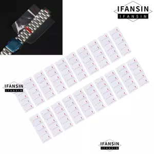 IFASIN 200 Chiếc Phim Bảo Vệ Đồng Hồ, Vỏ Đồng Hồ Chống Trầy Xước PVC Kích Thước Khác Nhau, Tấm Gói Đồng Hồ Trong Suốt Trang Sức Đồng Hồ Hiển Thị Và Vận Chuyển