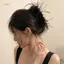 PNPIA- Lông Tơ Lông Cừu Đà Vuốt Tóc Kẹp Cua Lớn Barrettes Nữ Cô Gái Đuôi Ngựa Kẹp Tóc Kẹp Tóc Phụ Kiện Tóc