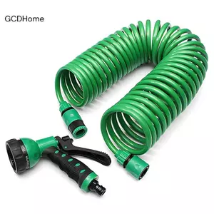 GCDHome Cuộn dây có thể thu vào Vòi làm vườn Cuộn dây mở rộng Airbrush Tool Tap Connector Dụng cụ rửa xe HOT