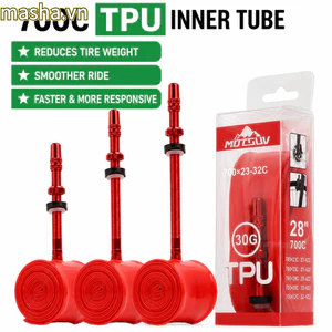Lốp bên trong xe đạp đường trường, TPU 28g Ống bên trong TPU nhẹ, Hợp kim nhôm bền màu hồng 28 inch Xe đạp lốp bên trong Xe đạp đường bộ