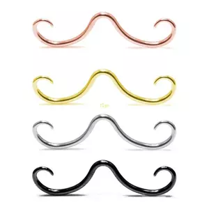Flgo Septum Xuyên ria mép Mũi Nhẫn Thép Không Gỉ Mũi Stud Hoop Septum Xuyên Móc Treo Thời Trang Cơ Thể Trang Sức Uni