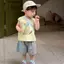 Bé trai (90-140) Áo Vest mỏng phù hợp phong cách mới mùa hè + Quần short hoạt hình thông thường