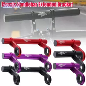 Giá đỡ xe đạp BORAGETE, Giá đỡ mở rộng tay lái bằng hợp kim nhôm 10 / 20 / 30cm, Giá đỡ đèn trước chống rỉ đa chức năng tiết kiệm không gian Xe đạp đường núi