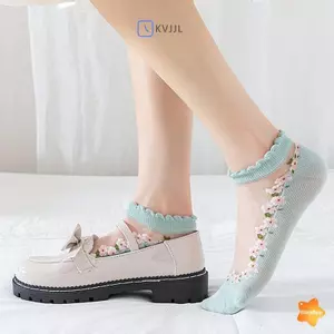 5 Đôi Ngắn Thoáng Khí Sos Nhật Bản Dễ Thương Nhỏ Tươi Nữ Sos Xuân Hè Mỏng Pha Lê Thuyền Sos Mới