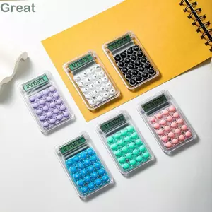 Máy tính màu kẹo GREAT, Máy tính văn phòng phẩm Mini, Đồ dùng học tập ABS Máy tính điện tử đa chức năng