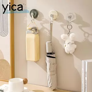 Móc hút YICA, Móc phòng tắm nhà bếp ABS có thể tái sử dụng, Chân không sáng tạo Không đục lỗ Móc treo chân không