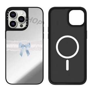 Ốp điện thoại cứng gương chấm bi từ tính cho iPhone 17 Pro Max 17 Air 16 Plus 15 14 13 12 11 Vỏ chống sốc