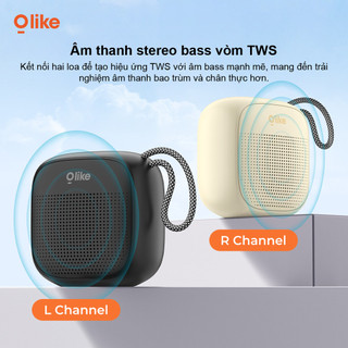 Olike SF7 Loa Bluetooth Mini Có Dây Treo, Bluetooth 6.0, Âm Thanh HiFi Stereo, Pin 8H, Chống Nước IPX5