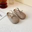 Bé gái (Size 25-32) Giày trẻ em đế mềm cổ điển Hàn Quốc chống trượt
