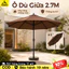 ô che mưa gấp gọn 3M ô dù che nắng lớn cho sân vườn Ô dù cho nhà cung cấp/sân rộng/quán cà phê có thể nghiêng