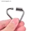 VFZ Tam Giác Carabiner Thép Không Gỉ Móc Khóa Snap Clip Móc Bule Vít Lo OTE