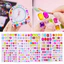 3D Trái Tim Hình Tròn Pha Lê Kim Cương Miếng Dán Trang Trí DIY Nghệ Thuật Và Thủ Công Pha Lê Kim Cương Giả Đá Quý Dính Dán