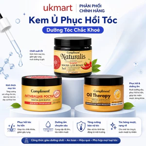 Kem Ủ Tóc Compliment Keratin Phục Hồi Hư Tổn, Giảm Khô Xơ & Gãy Rụng Cho Tóc Uốn Nhuộm 500ml