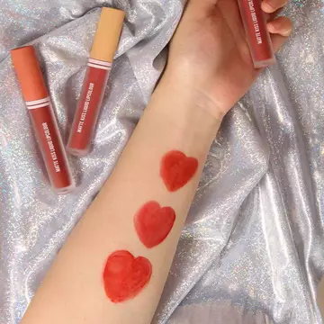 son bóng lì lâu trôi son bóng chính hãng Hengfang Velvet Air Lip Gloss Dưỡng Ẩm Màu Son Bóng Matte Dễ Màu Không Dễ Dính Cốc Học Sinh Nữ Trang Điểm
