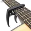 Guansfs Dioche Professional Guitar Capo Polymer Chất liệu composite Bộ thay đổi giai điệu bền với miếng đệm silicon và lò xo chịu lực cao cho điện acoustic Bao gồm 5 phím đàn
