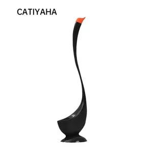 Bàn chải vệ sinh phòng tắm CATIYAHA, Dễ sử dụng Bàn chải vệ sinh hình thiên nga dễ thương, Chất lượng cao có tay cầm dài Dụng cụ làm sạch bồn cầu bằng nhựa Phụ kiện phòng tắm