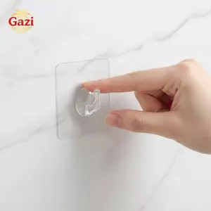 10Pa Không Khoan Móc Dính Nhựa Chắc Chắn Chống Trượt Liền Mạch Móc Cho Khăn Tắm Đồ Dùng Nhà Bếp Treo Lưu Trữ [VN]