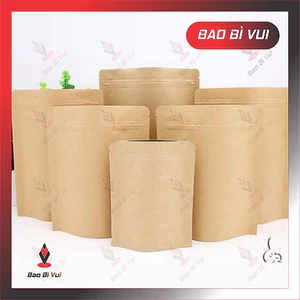 Túi zipper đáy đứng đủ chất liệu/ kích thước - BAO BÌ VUI